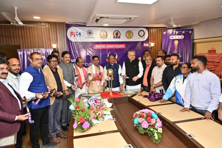 Chief Minister and Assembly Speaker Unveil the Hockey Men’s Junior World Cup Trophy 2025