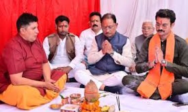 *मुख्यमंत्री श्री विष्णुदेव साय ने 19.51 करोड़ रुपए लागत के 6 विकास कार्यों का किया भूमिपूजन*