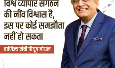 WTO सम्मेलन में वाणिज्य मंत्री पीयूष गोयल ने निर्णय लेने की प्रक्रिया को मज़बूत करने के लिए विश्वास की पुनर्स्थापना पर ज़ोर दिया